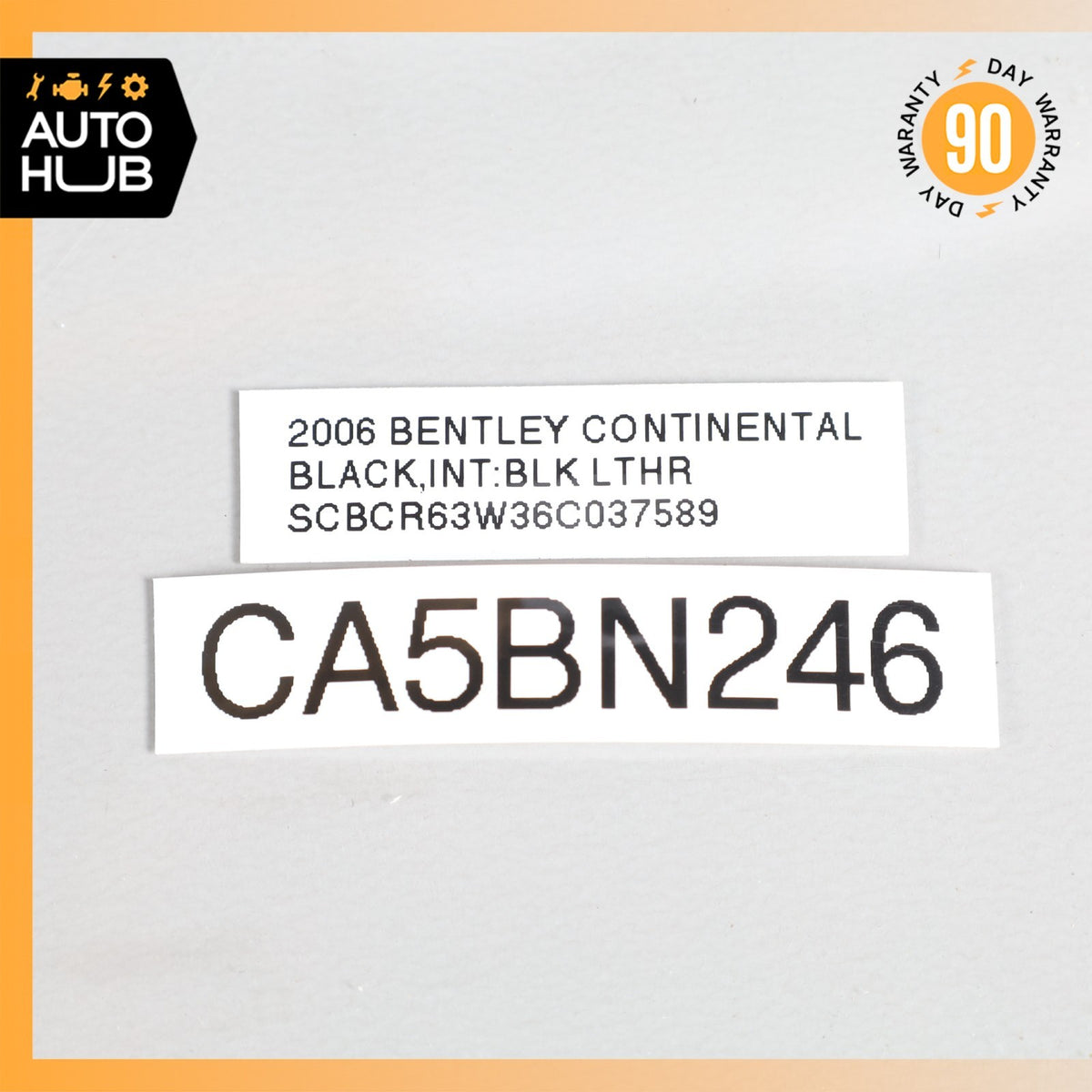 03-10 Bentley Continental GT Front Right Side Interior Trim Panel A Pillar OEM - photo 14