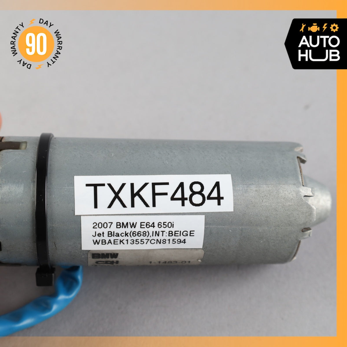BMW E64 650i 330Ci M3 Front Right Side Seat Angle Adjustment Motor OEM 71k - photo 10