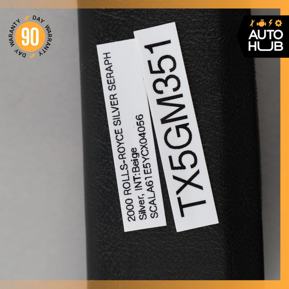 Rolls Royce Seraph / Bentley Arnage Front Right Door Window Frame Trim OEM - photo 13