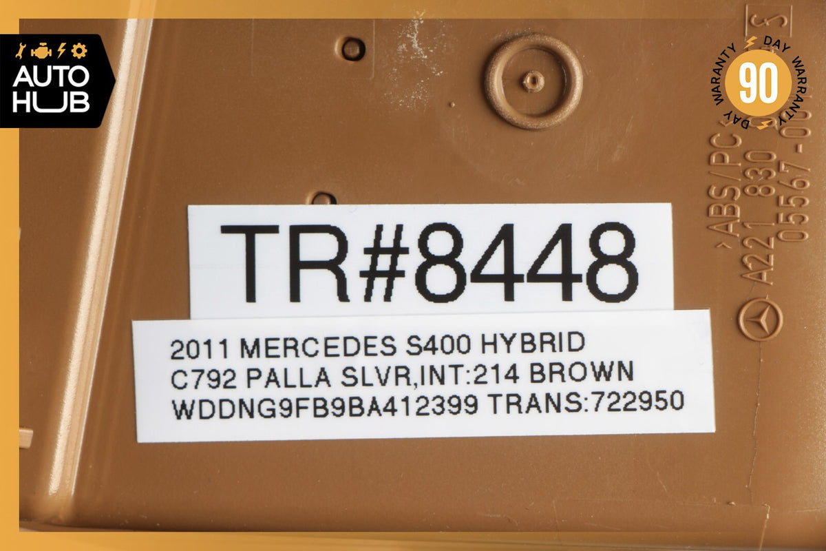 07-14 Mercedes W221 S400 CL550 Left Side Dashboard AC A/C Air Vent Brown OEM - photo 11