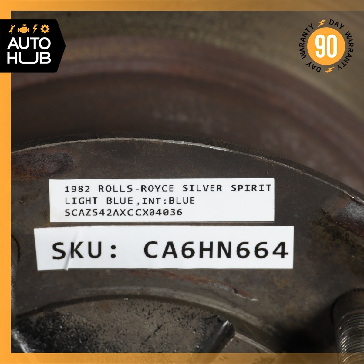 Rolls Royce Silver Spirit Mulsanne Front Left Spindle Knuckle Hub w/ Disc OEM - photo 16