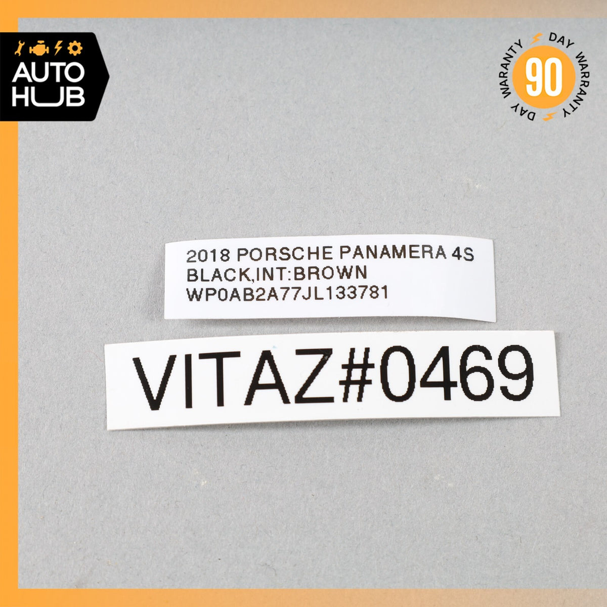 2018 Porsche Panamera 971 4S TPMS Tire Pressure Sensor Set of 2 OEM 6k MILES - photo 12