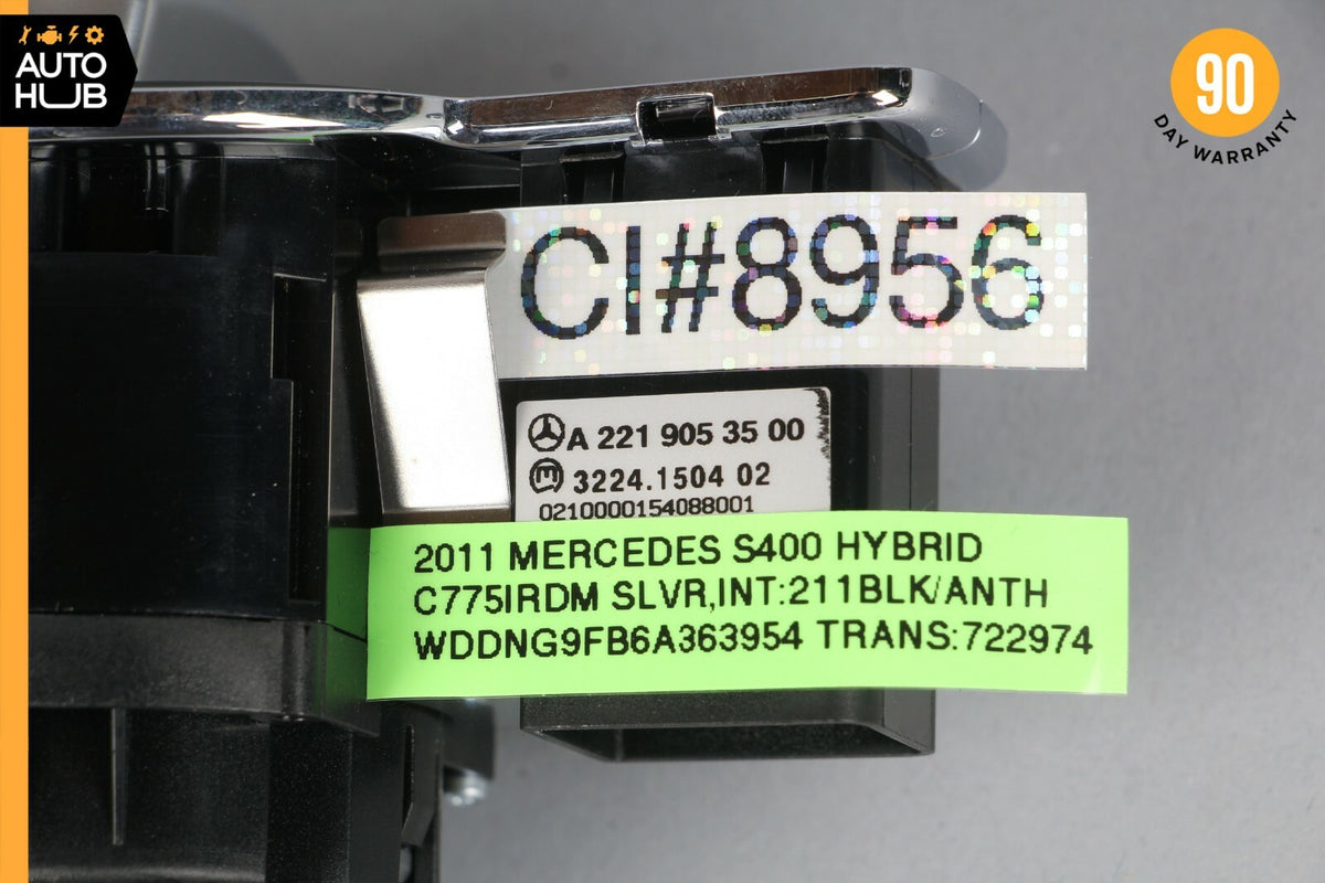 07-14 Mercedes W221 S400 S550 CL550 Headlight Switch Control 2219053500 OEM - photo 8