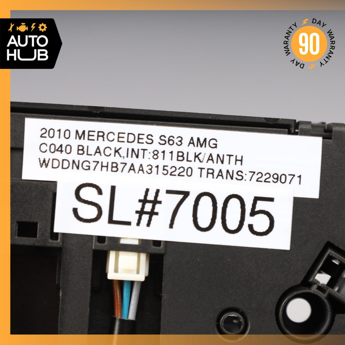 07-14 Mercedes W221 S63 S550 Front Left Driver Seat Control Memory Switch OEM - photo 12