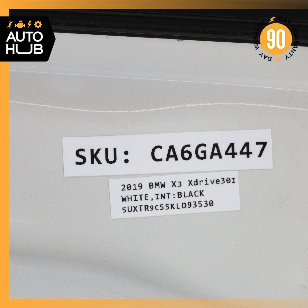 18-24 BMW G01 X3 Rear Left Driver Side Door Shell White OEM - photo 22
