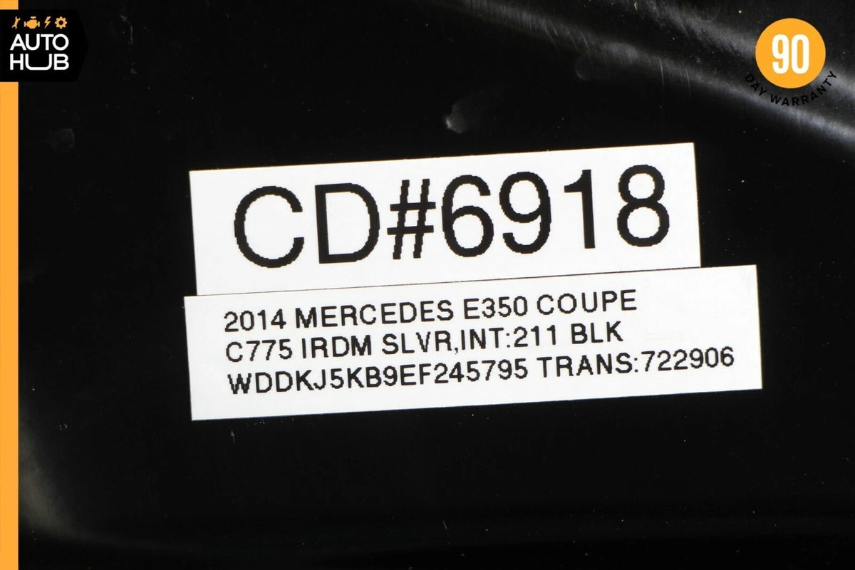 Mercedes W207 E350 E400 Coupe Rear Passenger Side Window Regulator w/Motor OEM - photo 12