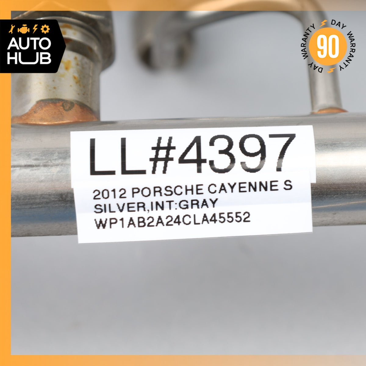Porsche Cayenne S 958 4.8L Fuel Injector Rail 94811011507 OEM - photo 16