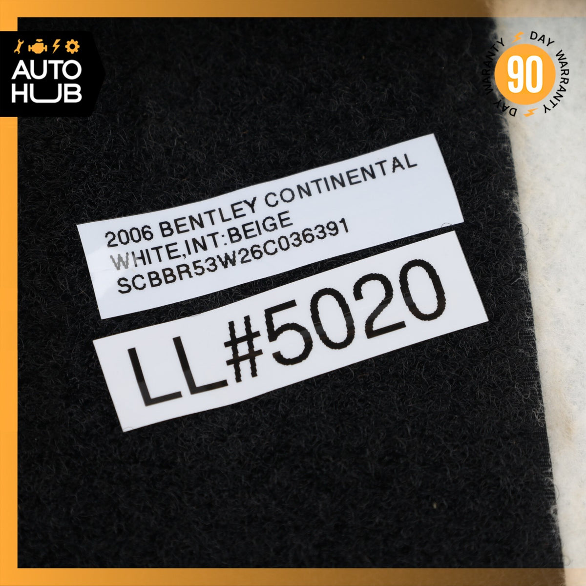 Bentley Continental Flying Spur Front Left Side Seat Upper Back Cushion OEM 80k - photo 17