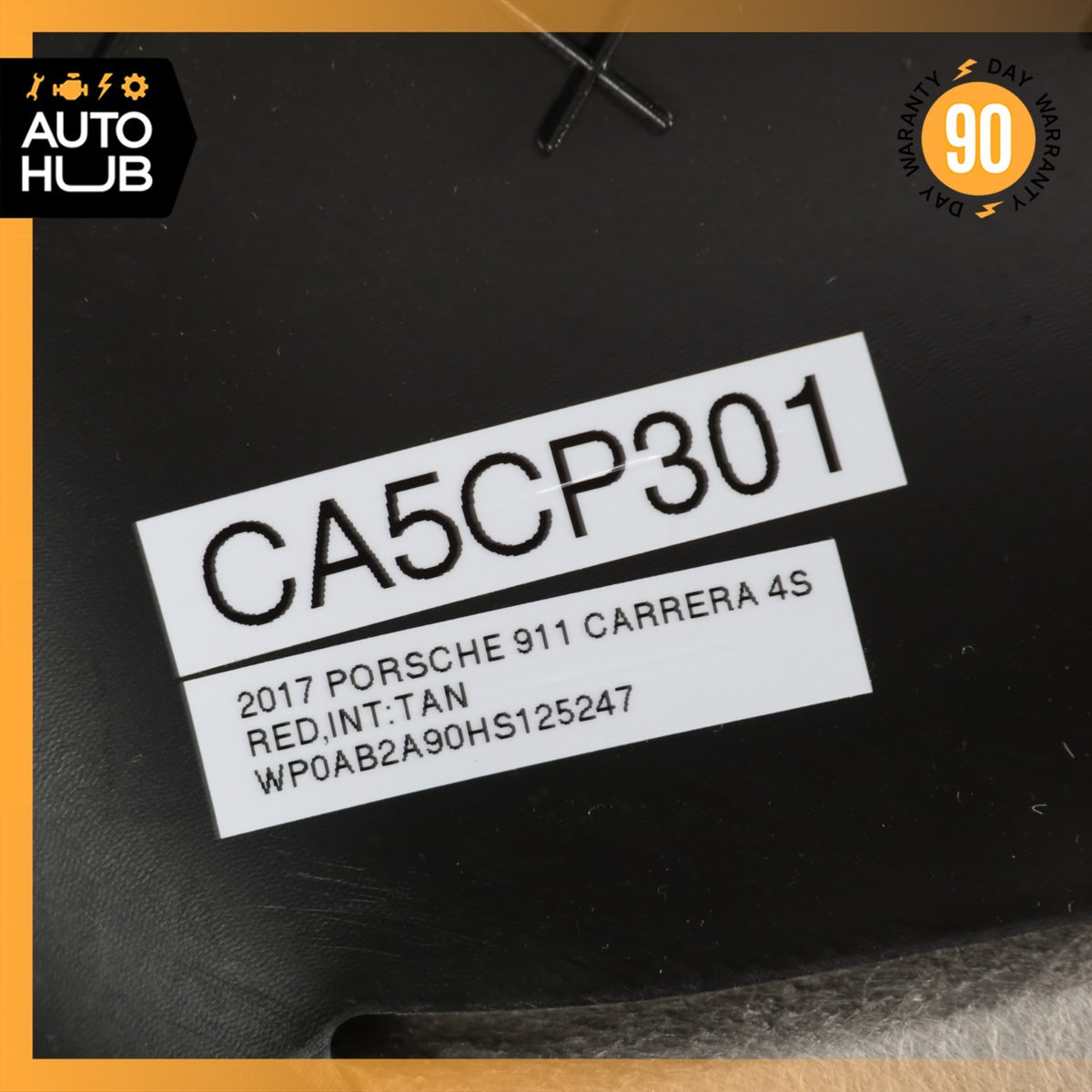 17-19 Porsche 991 911 Carrera 4S Rear Bottom Lower Seat Cushion Bench OEM 24k - photo 19