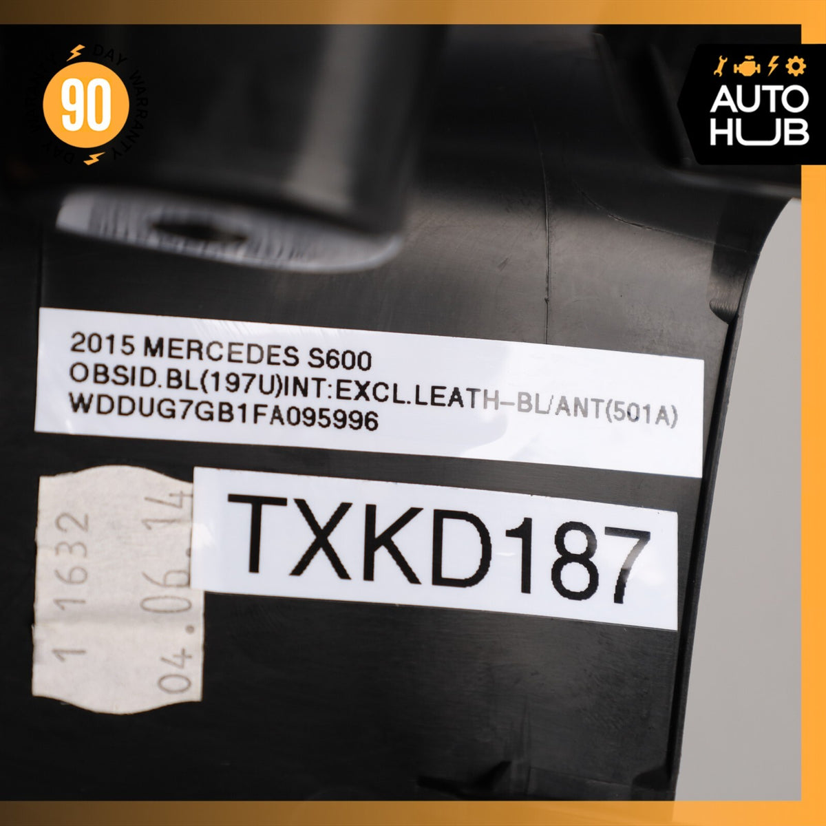 14-20 Mercedes W222 S600 S63 AMG Rear Right Trunk Lid Hinge Cover 2226930217 OEM - photo 16