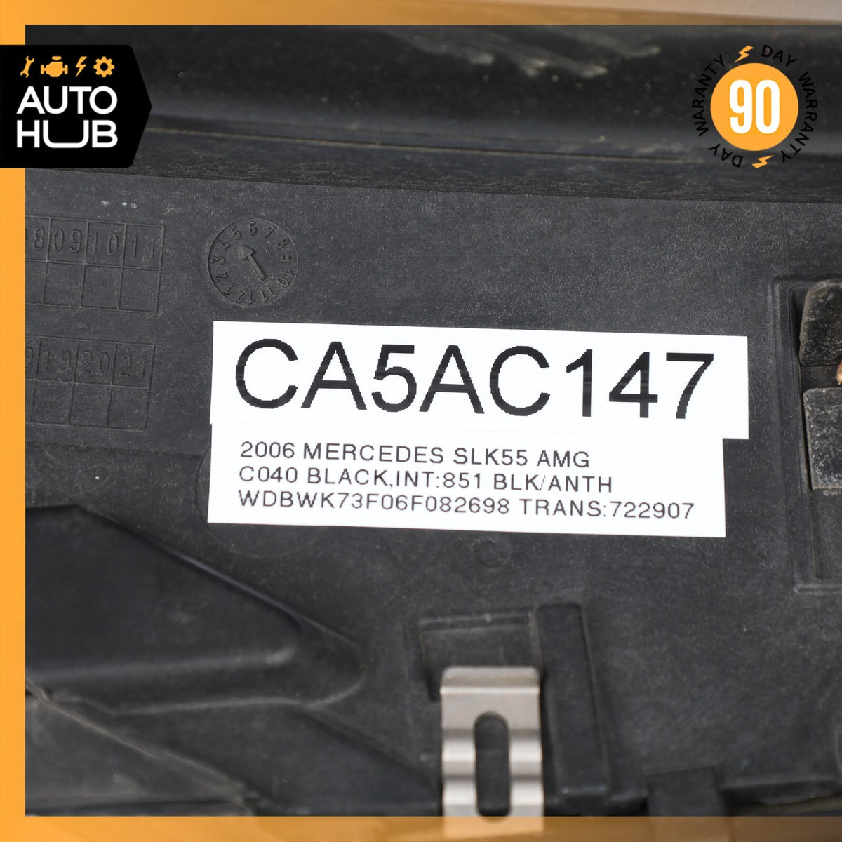 05-11 Mercedes R171 SLK55 AMG Exterior A Pillar Panel Trim Cover Right Side OEM - photo 12