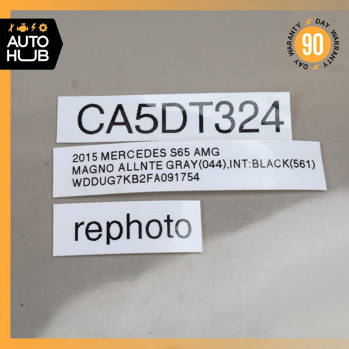 14-17 Mercedes W222 S65 AMG S600 S450 Seat Belt Rear Left Driver Side Black OEM - photo 18