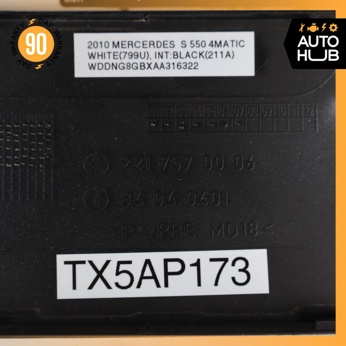 07-13 Mercedes W221 S550 S63 AMG S400 Fuel Door Lid Gas Tank Cover OEM - photo 5