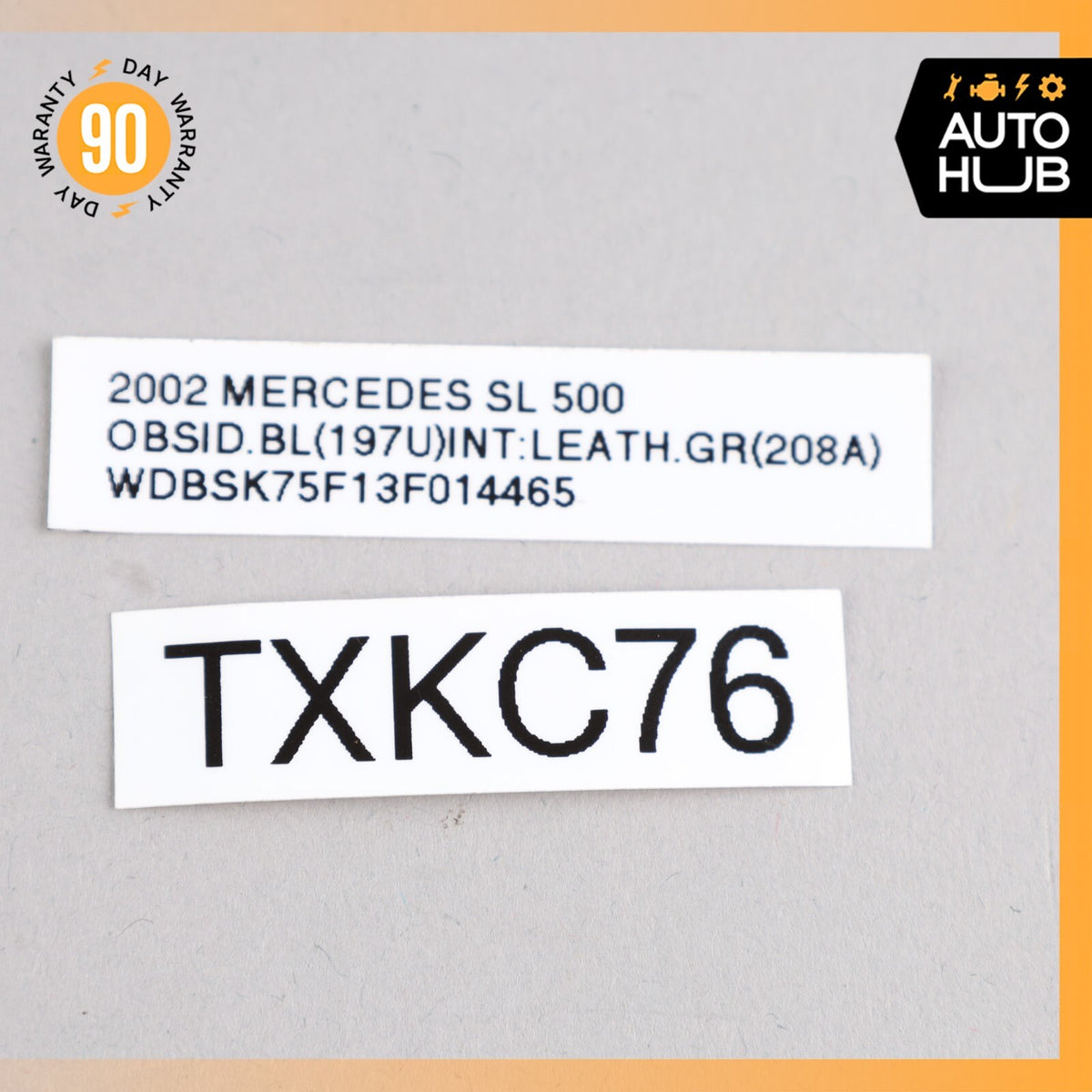 03-12 Mercedes R230 SL500 SL550 Front Left or Right Wheel Speed ABS Sensor 55k - photo 15
