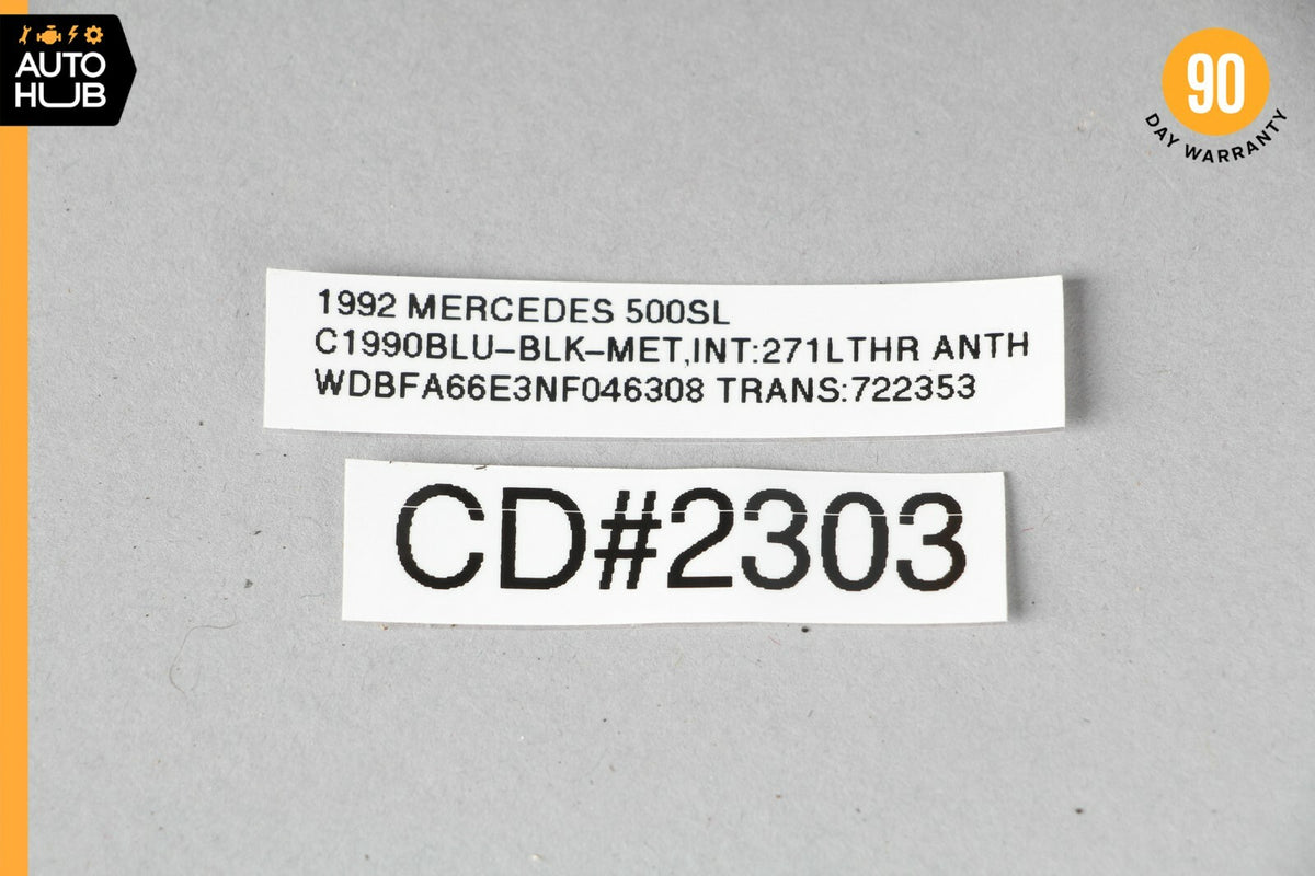 90-96 Mercedes R129 500SL SL320 Floor Shifter Gear Shift Selector Trim Cover OEM - photo 9