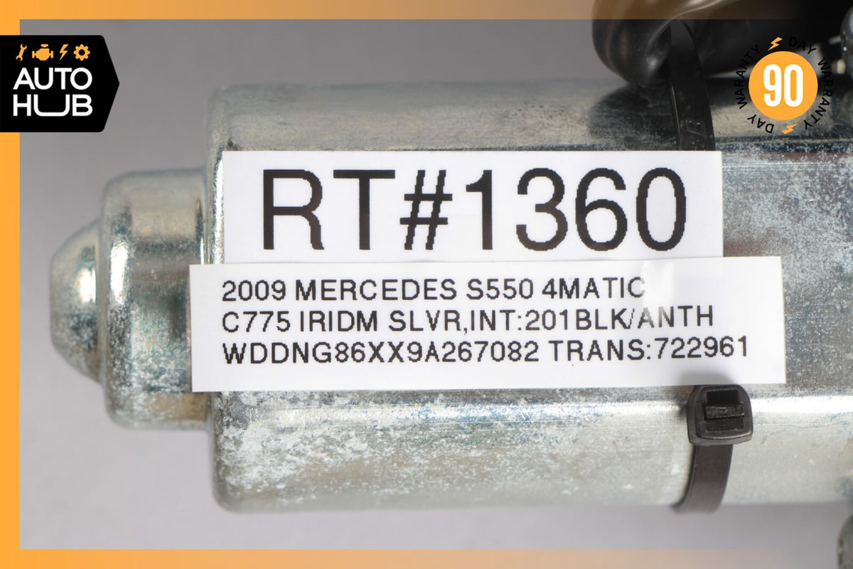 07-13 Mercedes W221 S550 S63 Rear Window Sun Shade Screen Roller Blind Motor OEM - photo 9