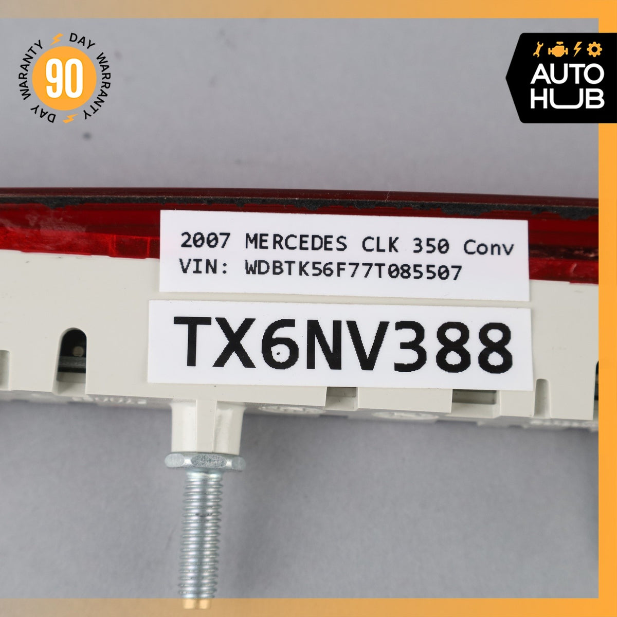 03-09 Mercedes W209 CLK350 CLK500 Trunk 3rd Third Brake Stop Light Lamp OEM - photo 13