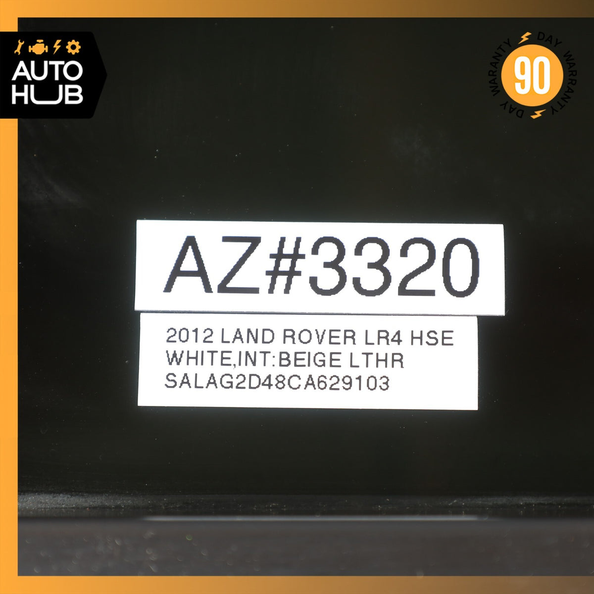 05-16 Land Rover LR4 LR3 HSE Rear Left Side Fixed Privacy Window Glass OEM - photo 12