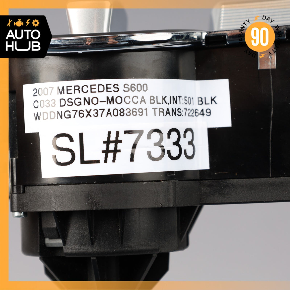 07-14 Mercedes W221 S600 S63 AMG CL550 Headlight Switch Night Vision Control OEM - photo 12