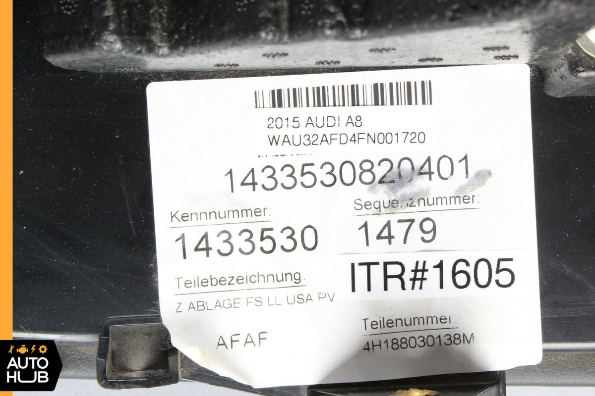 11-17 Audi D4 A8 A8L Lower Steering Column Cover 4H188030138M OEM - photo 12