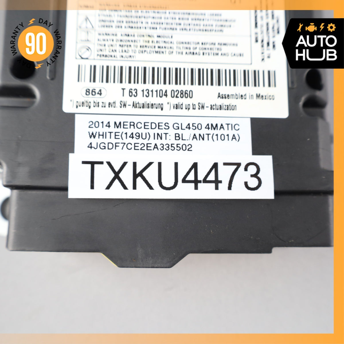 2012 Mercedes X166 GL450 Safety Bag Sensor SRS Control Module 1669002003 OEM - photo 9
