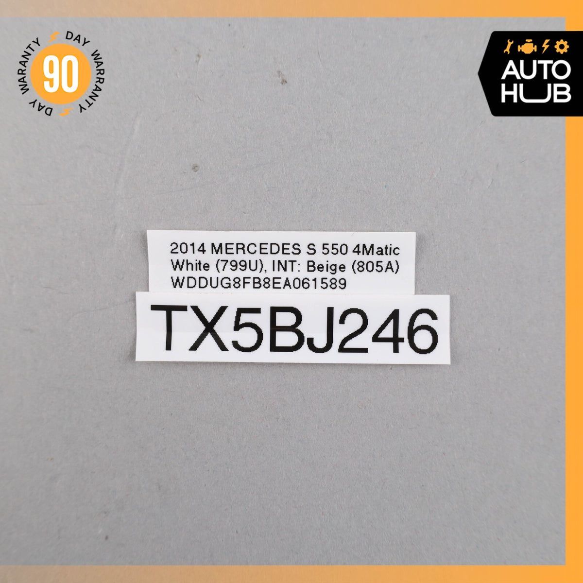 14-17 Mercedes W222 S550 S550e Rear Left Driver Side Door Panel OEM - photo 17