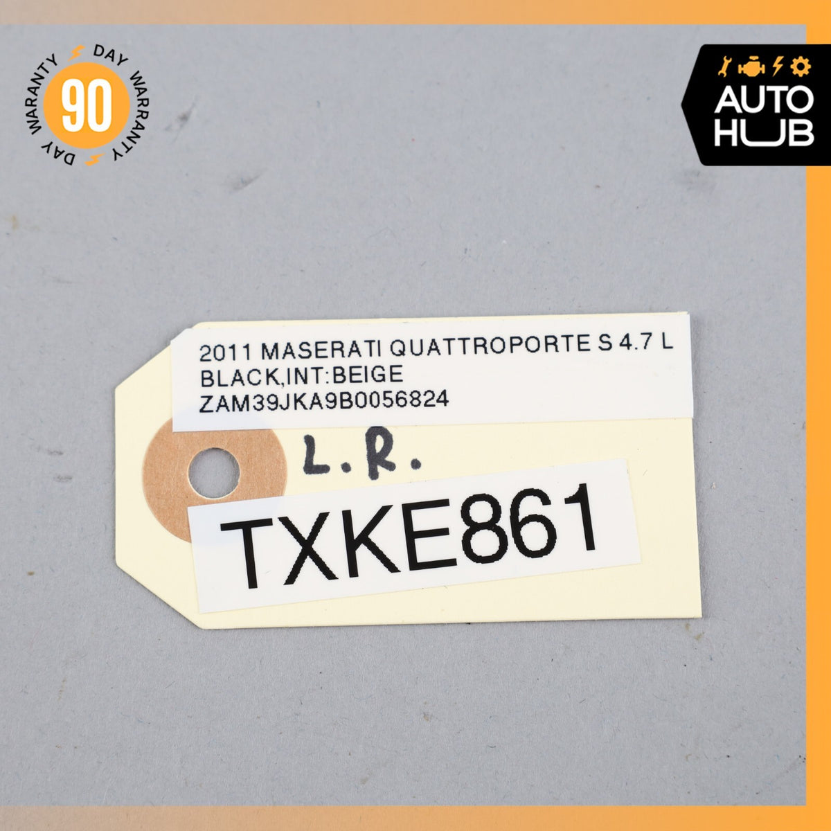 09-13 Maserati Quattroporte S M139 Rear Left Side Door Seal Rubber OEM 74k - photo 19