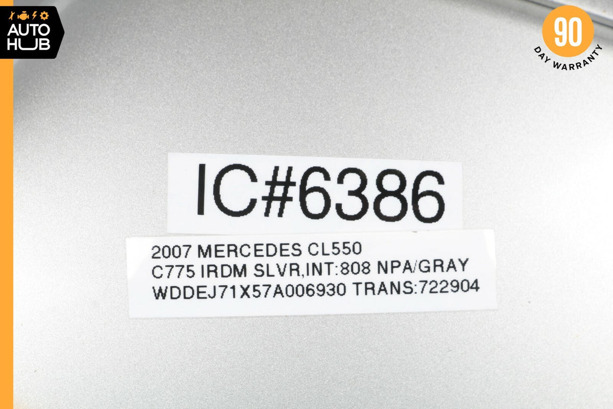 07-09 Mercedes W216 CL550 CL63 Left Side Rear View Door Mirror Silver OEM - photo 13