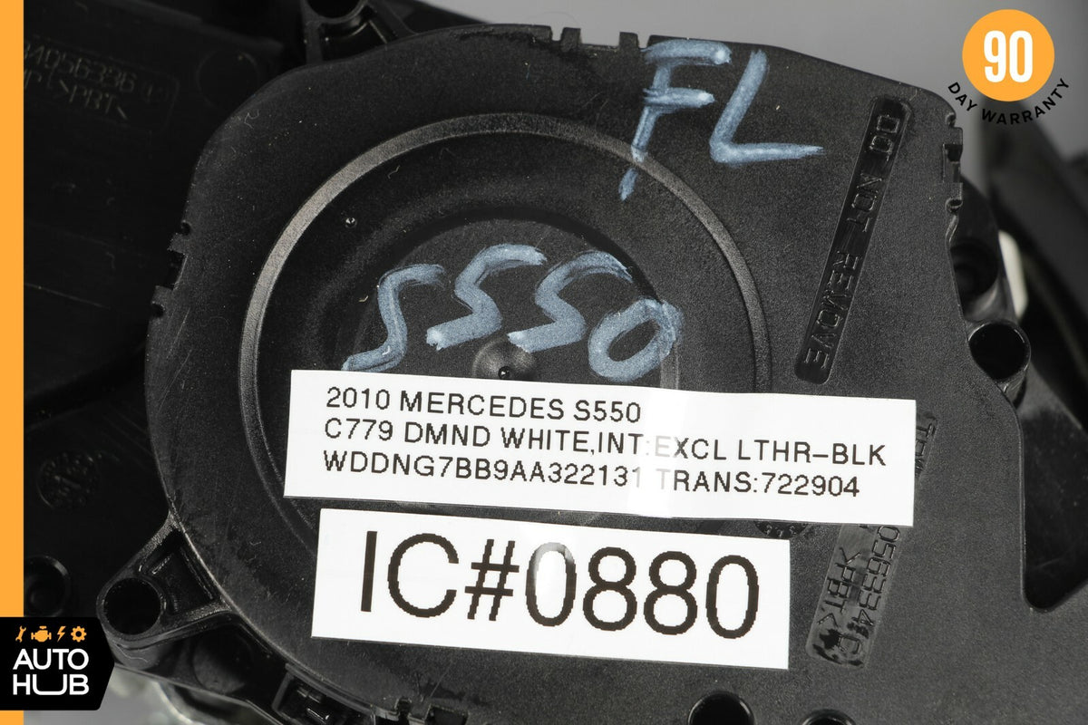 10-13 Mercedes W221 S400 S550 Front Left Driver Side Seat Belt Retractor Black - photo 10