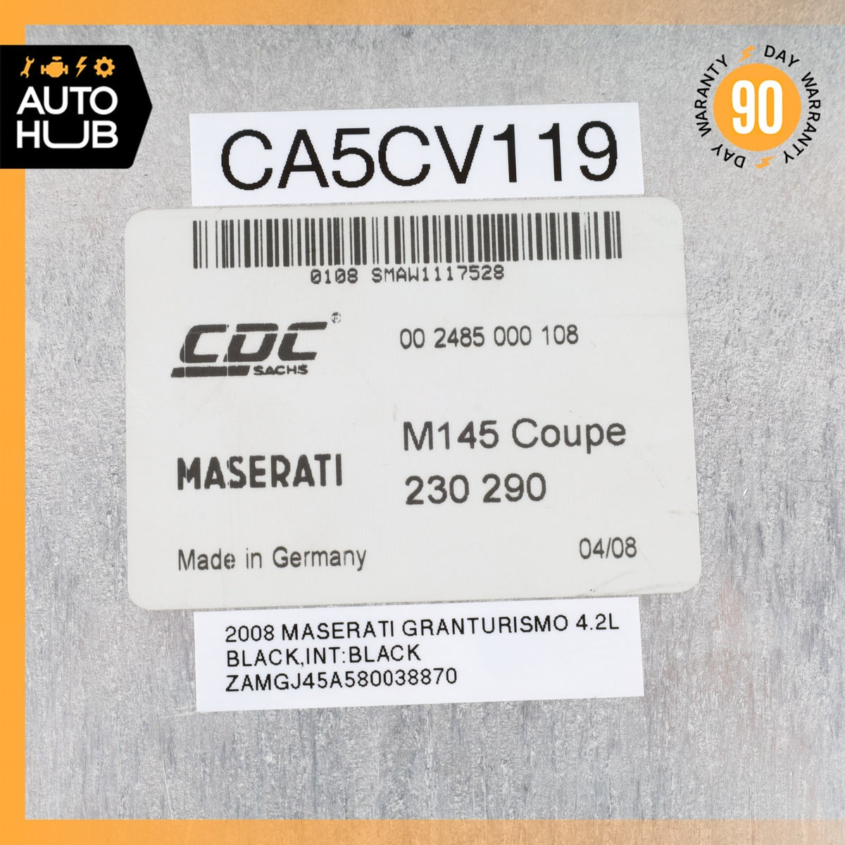 08-12 Maserati GranTurismo M145 Coupe CDC Suspension Control Module 230290 OEM - photo 7