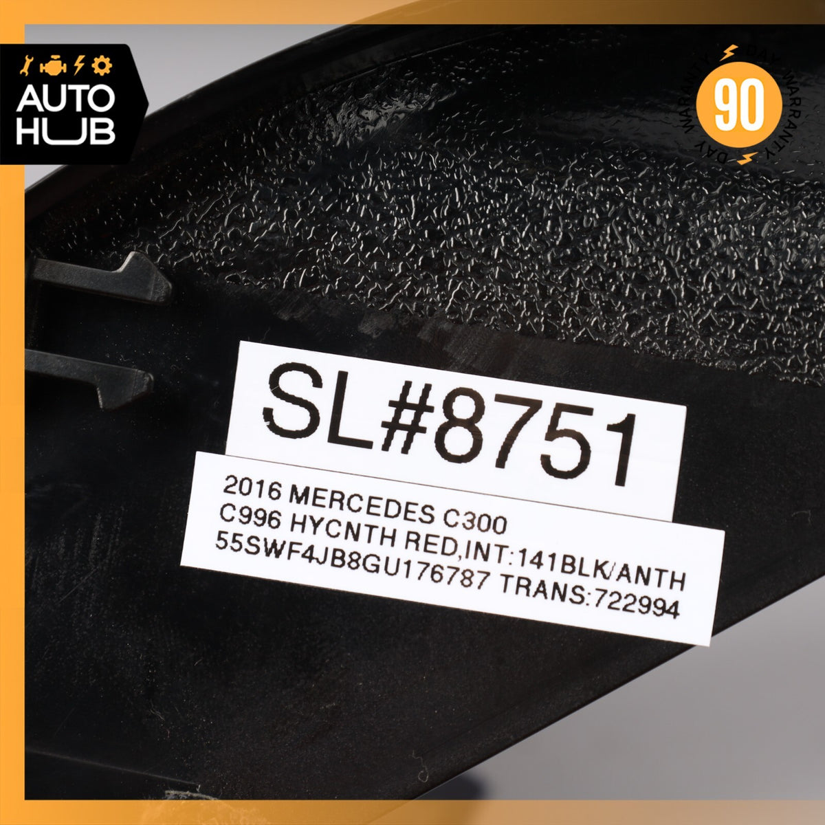 15-20 Mercedes W205 C300 C350e C400 Steering Wheel Column Cover Bezel OEM 69k - photo 12