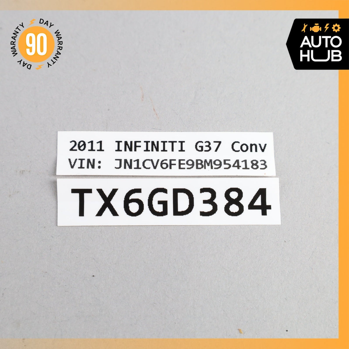 09-15 Infiniti G37 Q60 Convertible Door Airbag Left Driver Side OEM 77k - photo 18