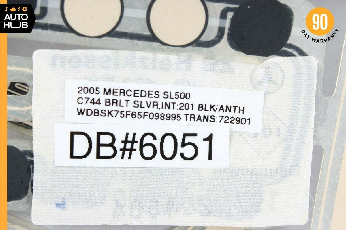 05-08 Mercedes R230 SL500 SL55 AMG Seat Occupancy Sensor Mat SRS 2308215151 OEM - photo 12