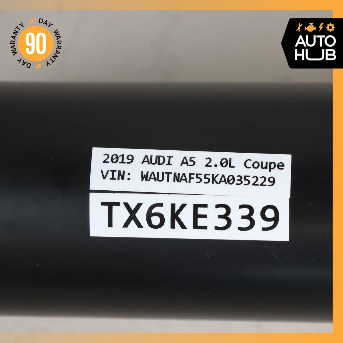18-24 Audi B9 A5 Quattro Rear Axle Driveshaft Drive Shaft Propeller OEM - photo 11