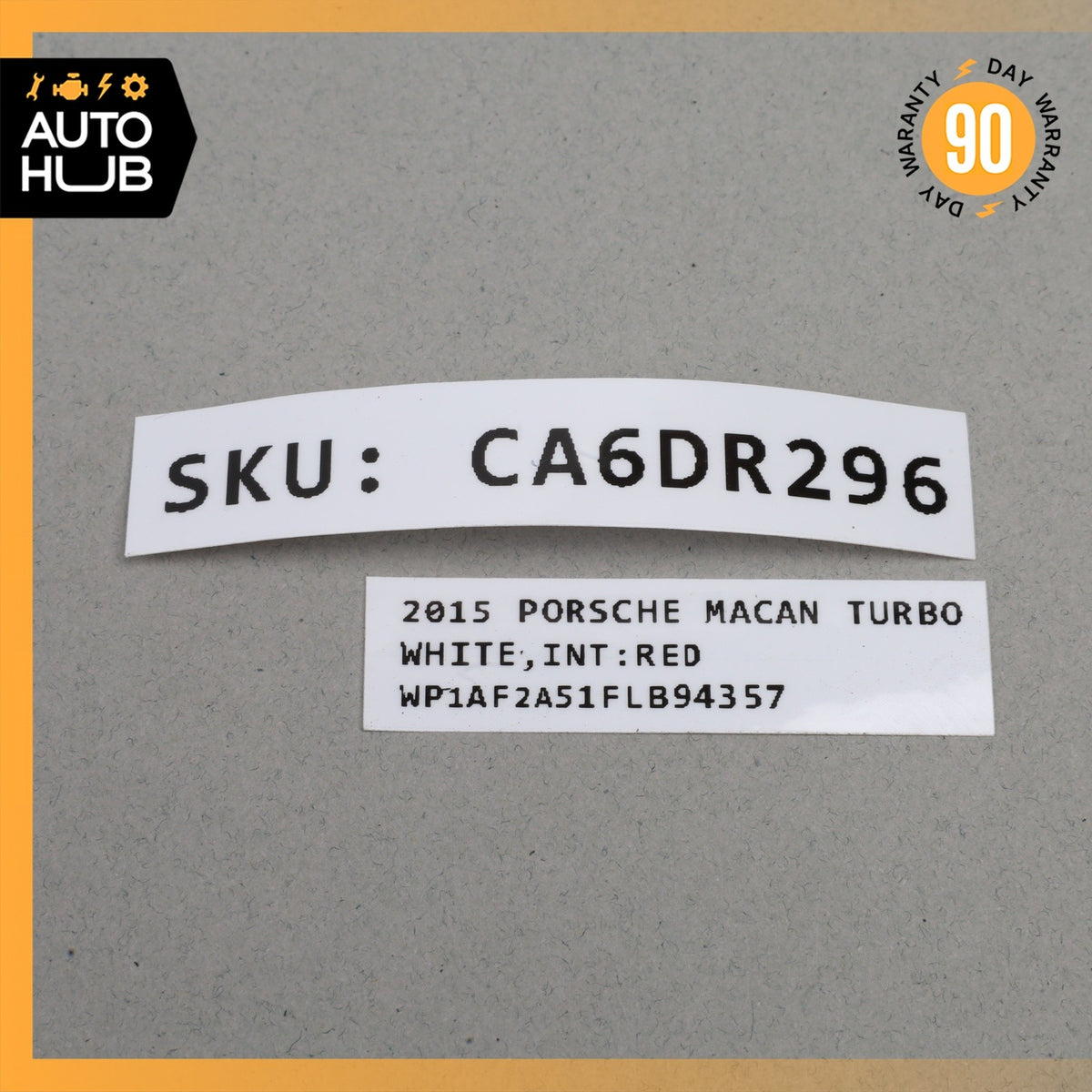 15-18 Porsche Macan S 95B 3.0L V6 Front & Rear Oxygen O2 Sensor Lambda Set OEM - photo 12