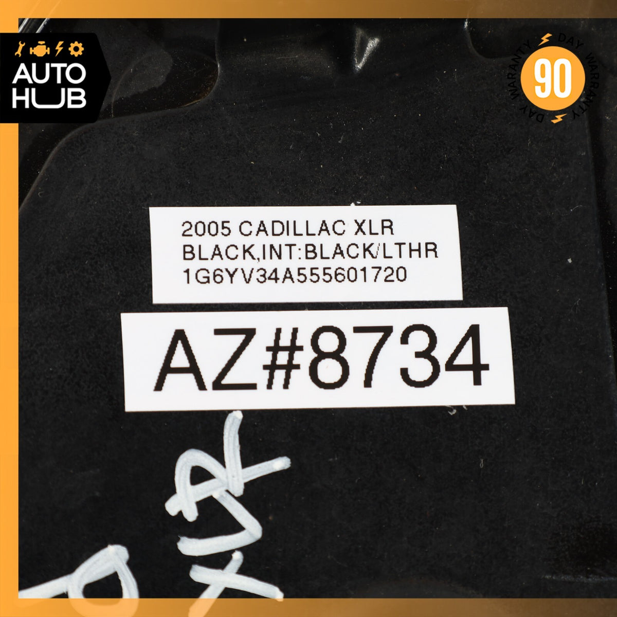 04-09 Cadillac XLR Fuel Door Lid Gas Tank Cover Black 10333885 OEM - photo 10
