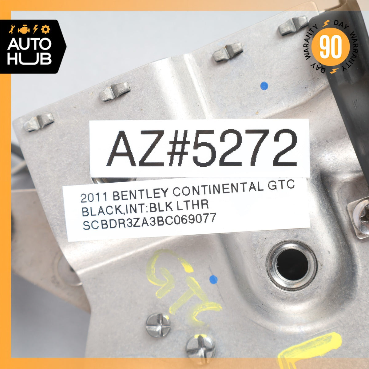 07-18 Bentley Continental GTC Rear Left Side Top Folding Roof Latch Lock OEM - photo 12