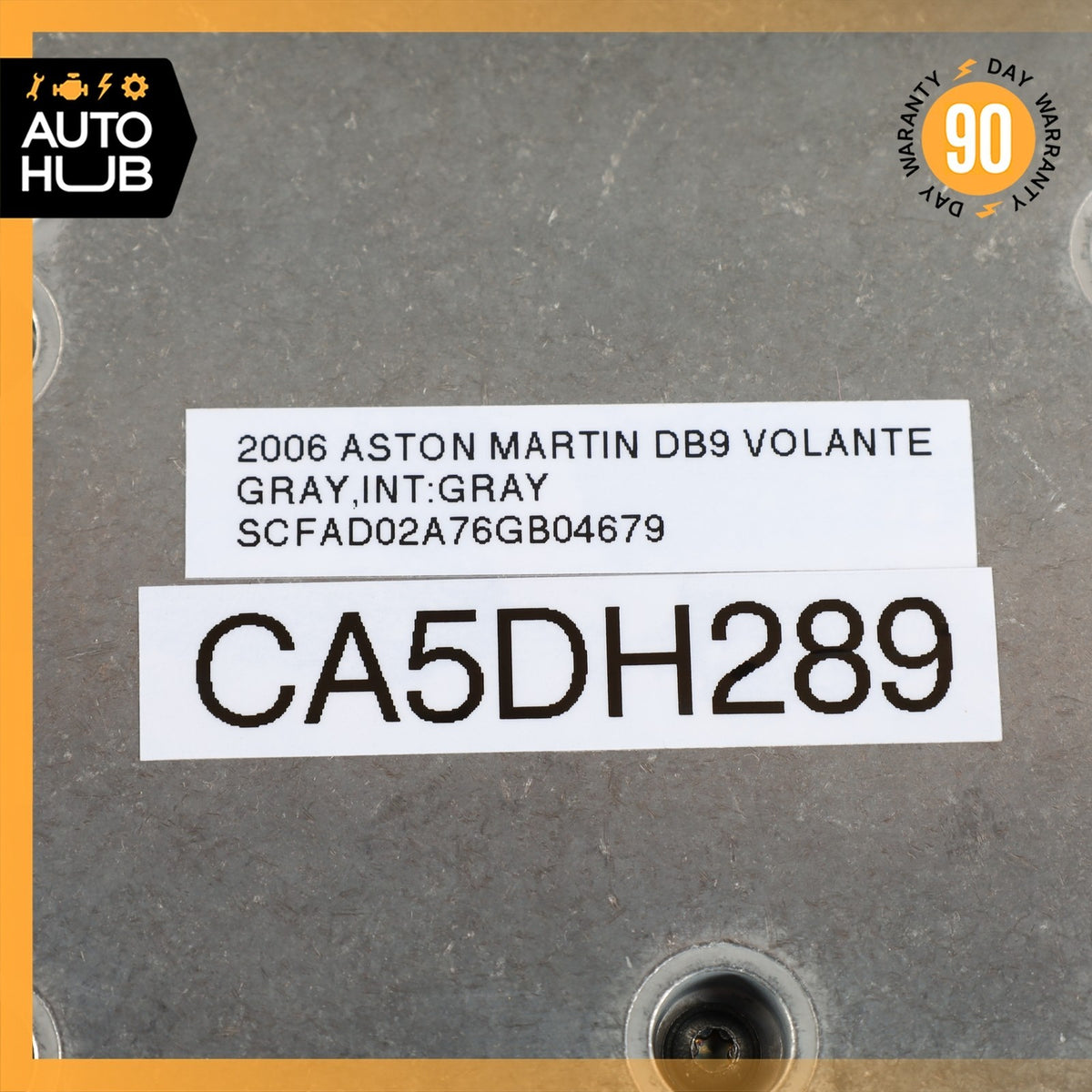 05-07 Aston Martin DB9 Safety Bag Sensor SRS Control Module 4G433710259 OEM 34k - photo 9