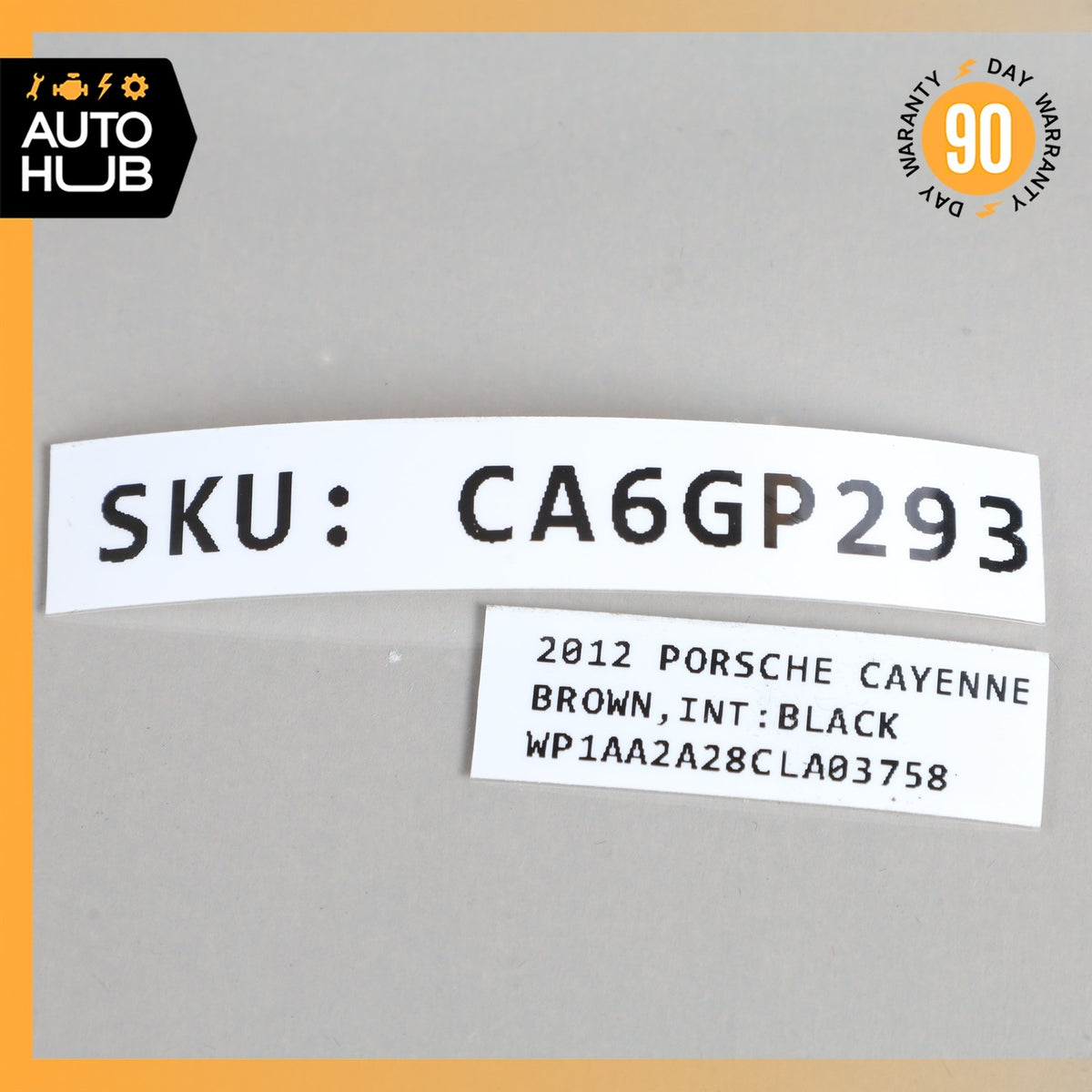 11-18 Porsche Cayenne 958 S Sun Visor Sunvisor Front Right Side Black OEM - photo 15