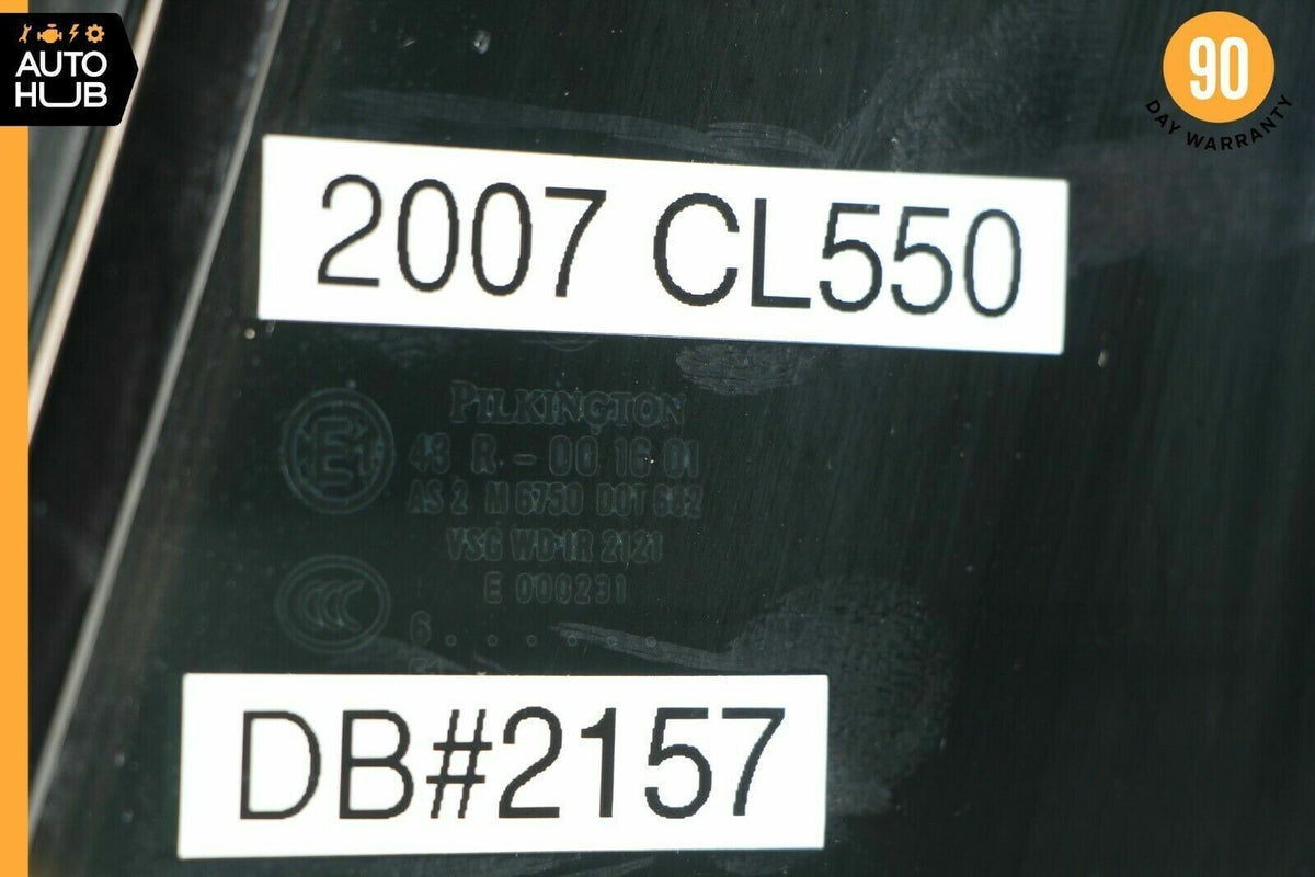 07-14 Mercedes W216 CL550 CL63 CL65 AMG Rear Left Side Quarter Window Glass OEM - photo 11