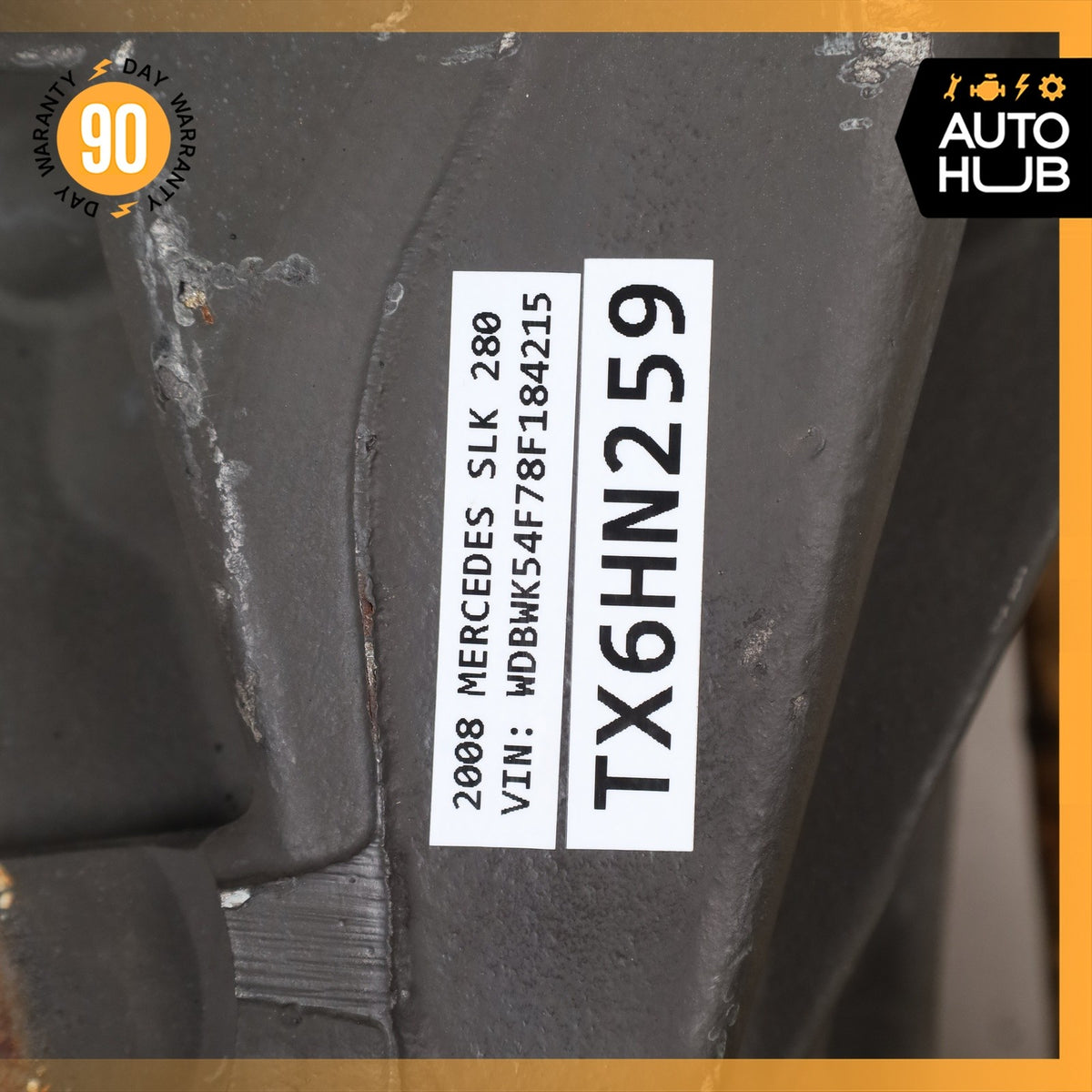 03-11 Mercedes R171 SLK280 C350 Rear Differential Diff Axle Carrier 3.27 OEM 79k - photo 15