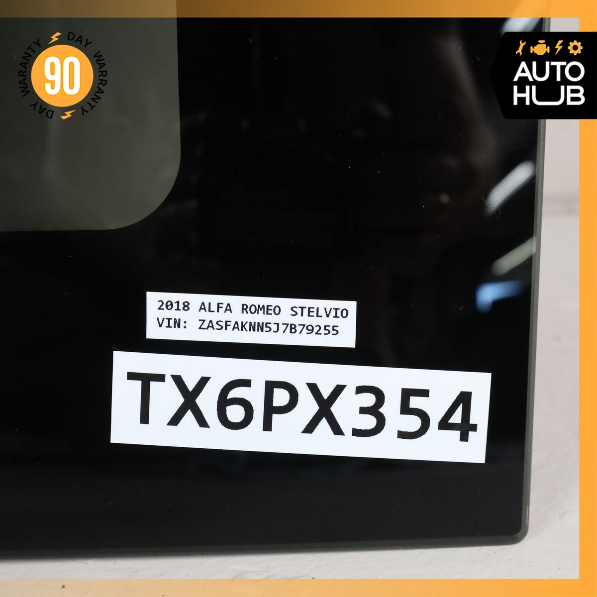 17-26 Alfa Romeo 949 Stelvio Front Panoramic Roof Glass 77368215 OEM 72k - photo 18