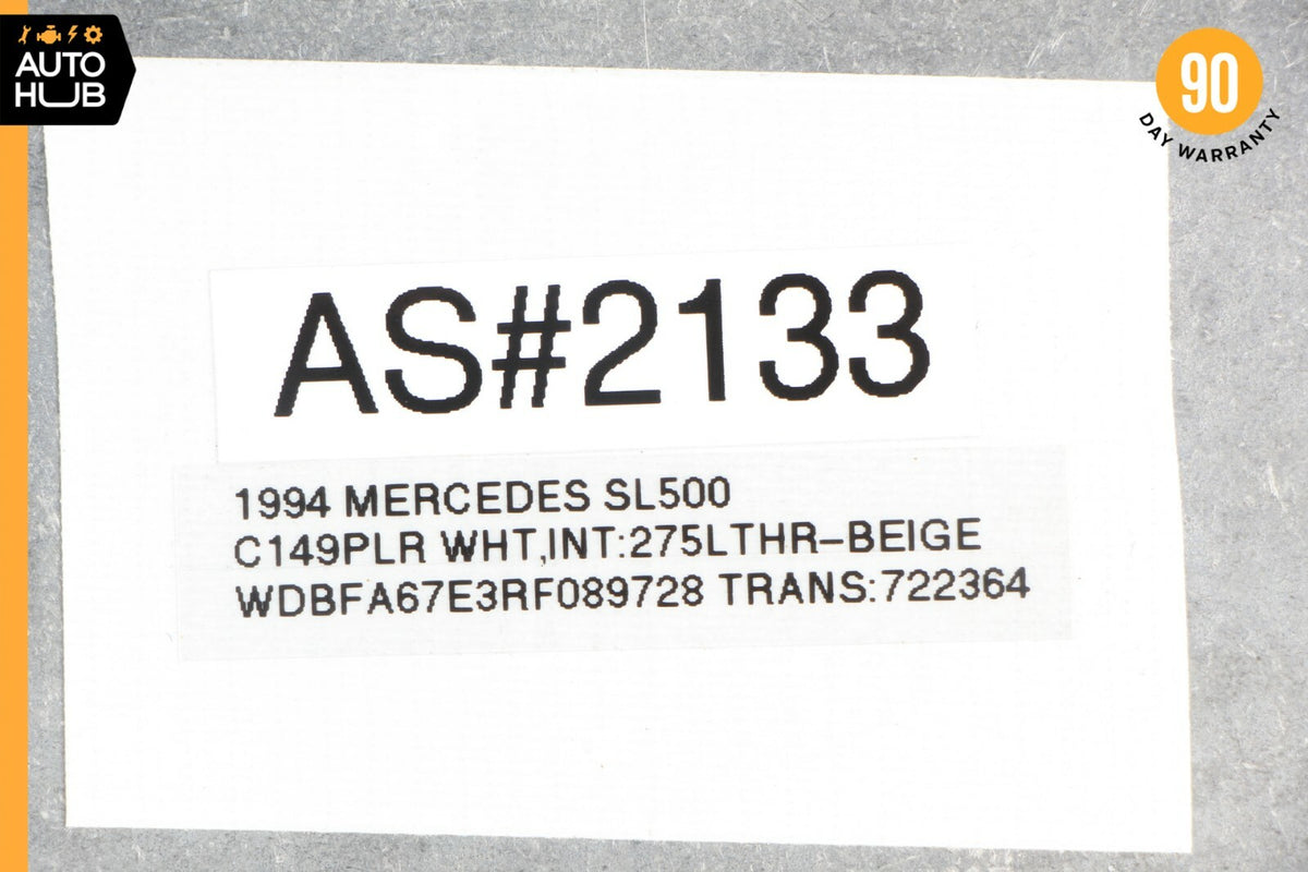 92-99 Mercedes R129 SL500 S500 400SEL Carb Engine Control Module 0155452932 OEM - photo 11