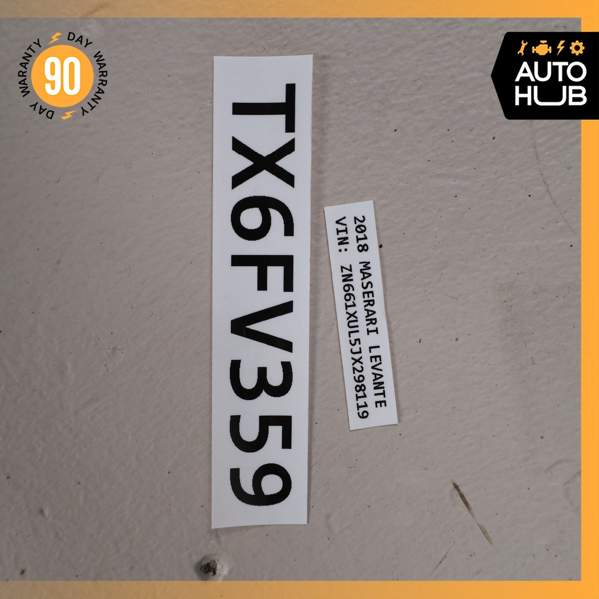 17-22 Maserati Levante M161 Front Right Passenger Side Door Shell White OEM 89k - photo 14
