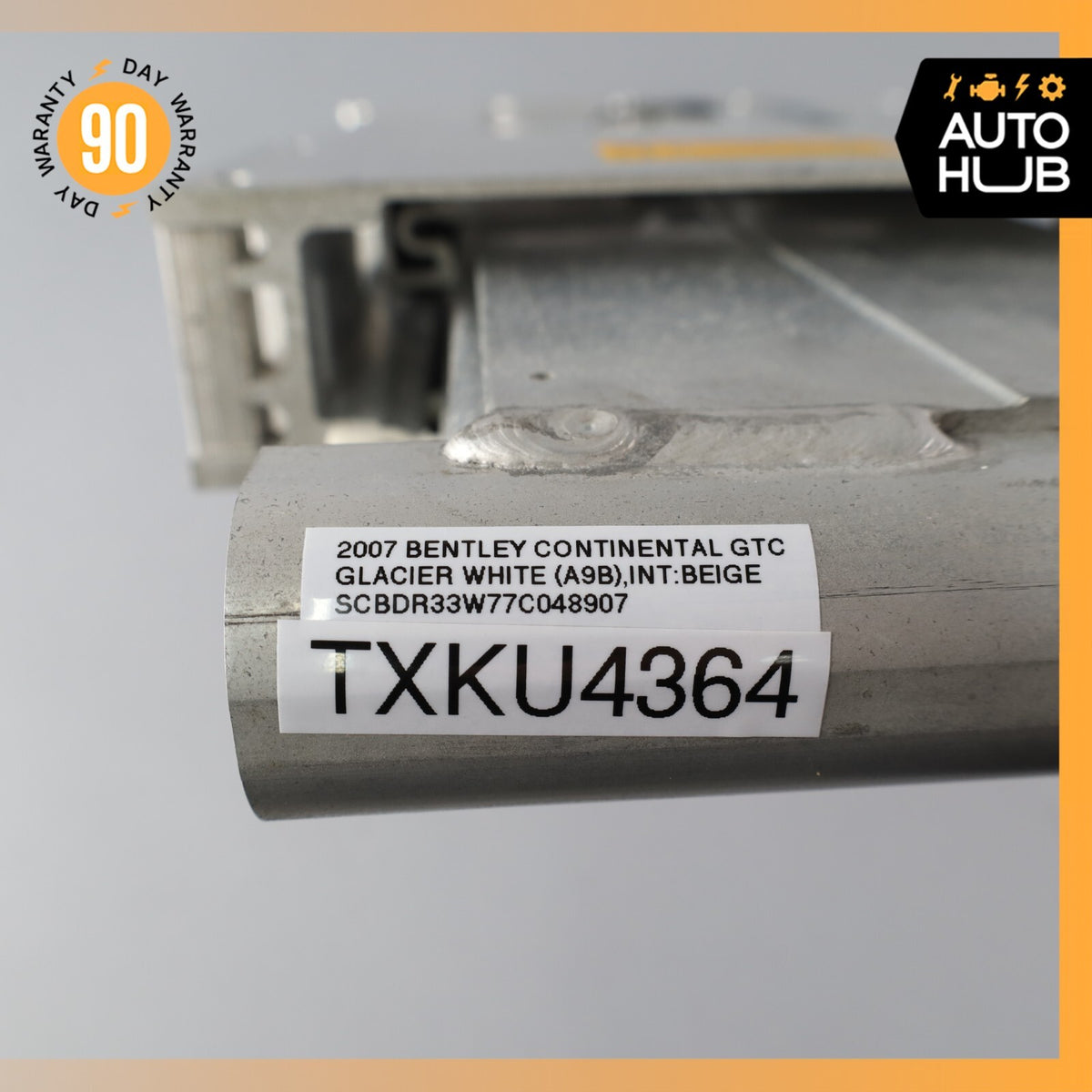 07-12 Bentley Continental GTC Rear Right Side Roll Over Protection Bar OEM 60k - photo 10