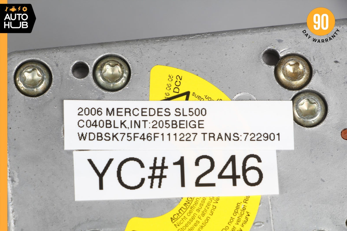 03-06 Mercedes R230 SL500 SL55 AMG Right Side Seatbelt Seat Belt Retractor OEM - photo 9