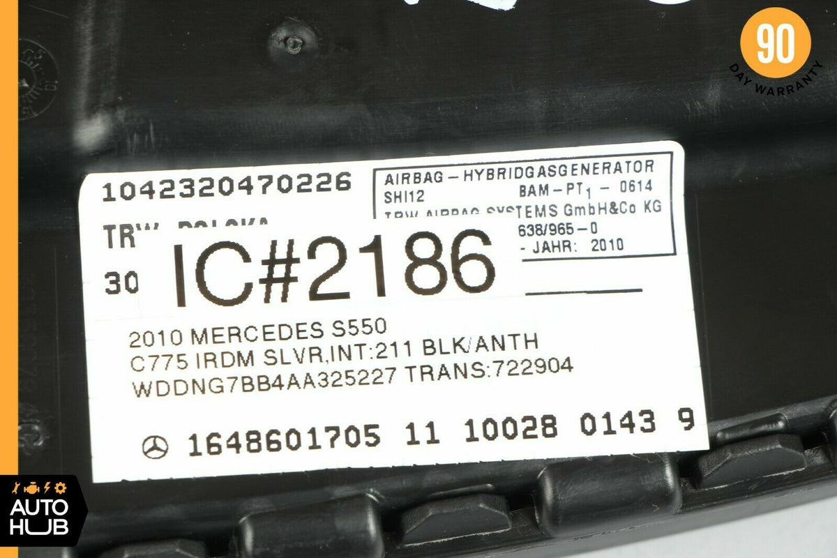 Mercedes W221 S550 CL550 R350 ML350 Front Left Driver Side Seat Airbag SRS OEM - photo 8