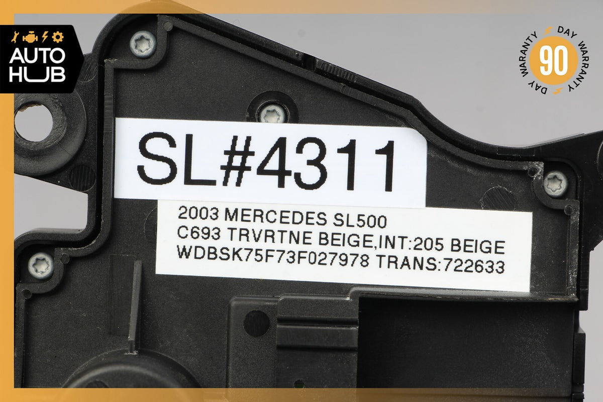 03-08 Mercedes R230 SL500 SL55 AMG Switch Control Module Left Side Seat OEM - photo 12