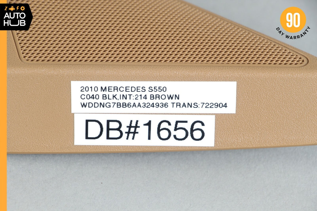 07-13 Mercedes W221 S550 S600 Door Corner Speaker Right Passenger Beige OEM - photo 8