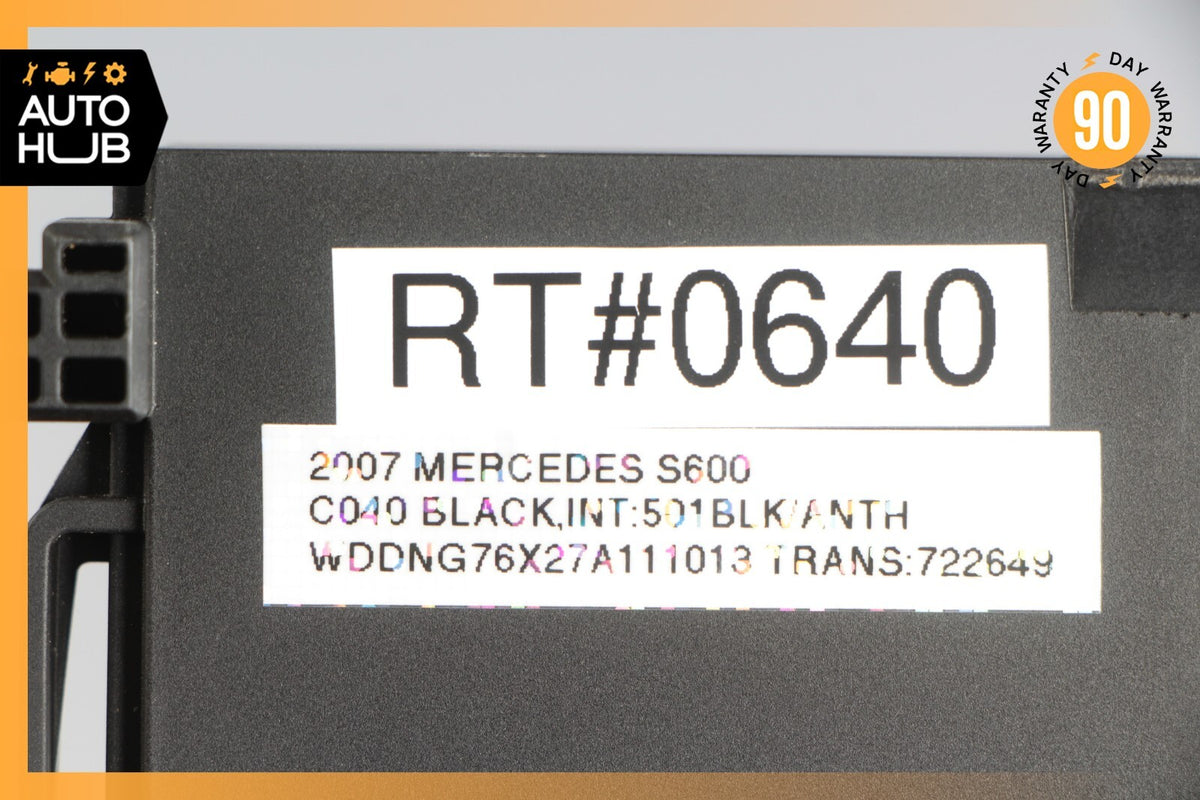 07-10 Mercedes W221 S600 Front Left or Right Seat Contour Control Module OEM - photo 9